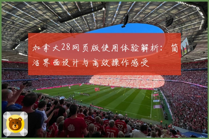 加拿大28网页版使用体验解析：简洁界面设计与高效操作感受